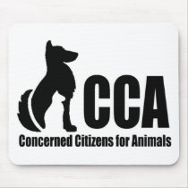CCA Logo mousepads by Concerned4Animals CCA Logo mousepads