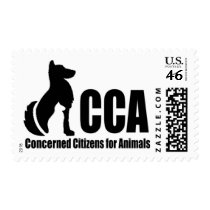 CCA Logo postage by Concerned4Animals CCA Logo postage