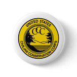 CCC Civilian Conservation Corps Commemorative buttons