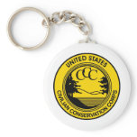 CCC Civilian Conservation Corps Commemorative keychains