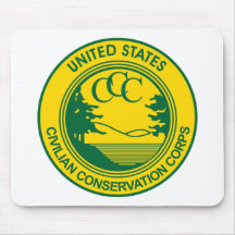 CCC Civilian Conservation Corps Commemorative Mouse Pad