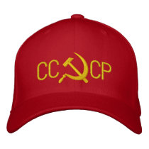 CCCP Серп и Молот Sickle & Hammer  ロシア Embroidered Baseball Cap