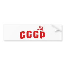 CCCP bumper stickers
