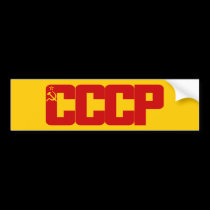 CCCP Bumpersticker bumper stickers