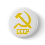 CCCP Hammer and Sickle buttons