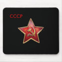 CCCP Red Star Mousepad by Rushnforlife CCCP Red Star Mousepad