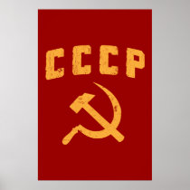 cccp vintage russian ussr hammer and sickle print