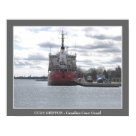 postcard - CCGS GRIFFON - Canadian Coast Guard Light Icebreaker operating in the Central Great Lakes, St Lawrence Seaway as well as the Canadian Arctic
stationed at its home port of Prescott Ontario Canada.

Image recorded April 25, 2006 - J.S. Lor