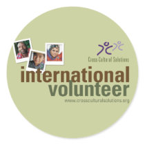 CCS International Volunteer Sticker