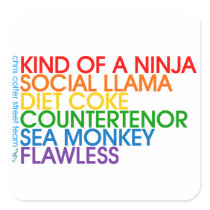 CCST Rainbow Sticker Sheet