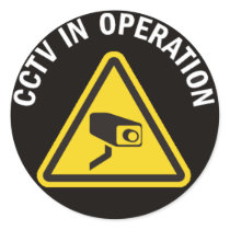 CCTV IN OPERATION STICKERS