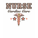 CCU Cardiac Care Nurse T shirt Pink Caduceus