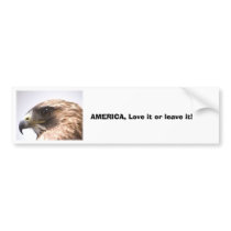 cd2 020, AMERICA, Love it or leave it! bumper stickers by Eye4birds cd2 020, AMERICA, Love it or leave it! bumper stickers
