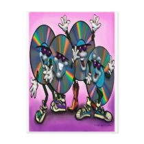 CD Gang postcards by FunGraphix CD Gang postcards