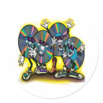 CD Gang stickers by FunGraphix CD Gang stickers