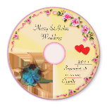 CD Label Wedding Keepsake magnets
