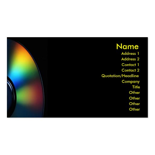 CD Profile Card Business Cards