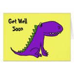 CD- Purple Dragon Get Well Card