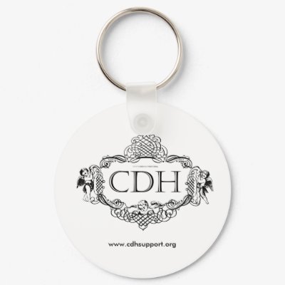 CDH Awareness Keychain by cherubs