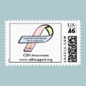 CDH Awareness Ribbon Postage Stamp