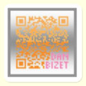 CDieM QR Code Orange V01 stickers