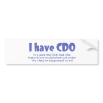 CDO BUMPER STICKERS