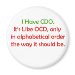 CDO FRIDGE MAGNET