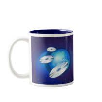 CDs Flying Aroung The Globe mugs