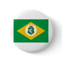 Ceará, Brazil Flag Pinback Button