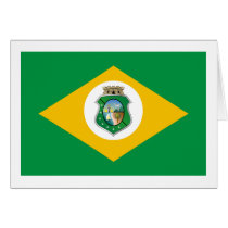 Ceará, Brazil Flag Greeting Card