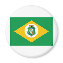 Ceará, Brazil Flag Refrigerator Magnets