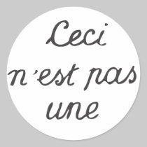 Ceci n'est pas un stickers