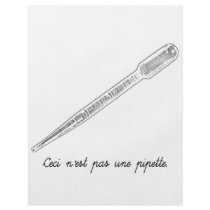 Ceci N'est Pas Une Pipette Full Color Flyer
