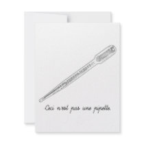 Ceci N'est Pas Une Pipette Invitations