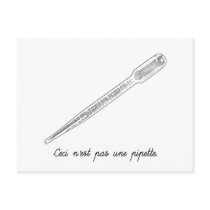 Ceci N'est Pas Une Pipette Post Card