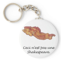Ceci n'est pas une Shakespeare keychains