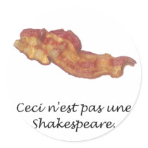 Ceci n'est pas une Shakespeare stickers