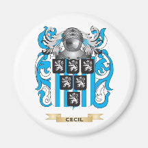 Cecil Coat of Arms Refrigerator Magnet