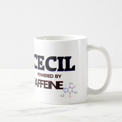 Cecil Powered by Caffeine Mug