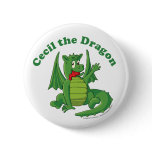 Cecil the Dragon Button