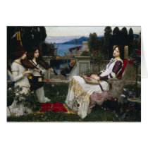 Cecilia by John William Waterhouse cards
