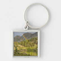 Cecret Lake with rainbow over Devil's Castle, Key Chains