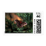 Cecropia Butterfly stamp