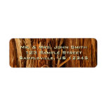 Cedar Bark Address Label