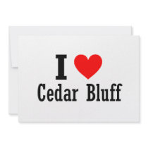 Cedar Bluff, Alabama City Design Custom Announcements