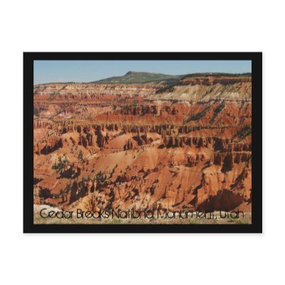 Cedar Breaks National Monument Post Cards by sumiko