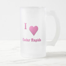 Cedar Rapids -- Hot Pink Mug