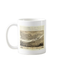 Cedar Rapids, Iowa in 1868 Coffee Mugs