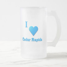 Cedar Rapids -- Sky Blue Coffee Mugs