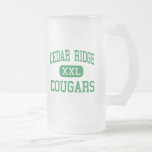 Cedar Ridge - Cougars - High - Old Bridge Coffee Mugs